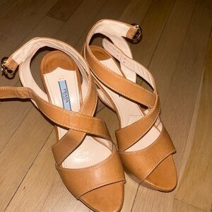 prada wedge heels